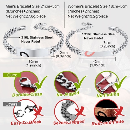 Bracelets Assortis Personnalisés  comparaison