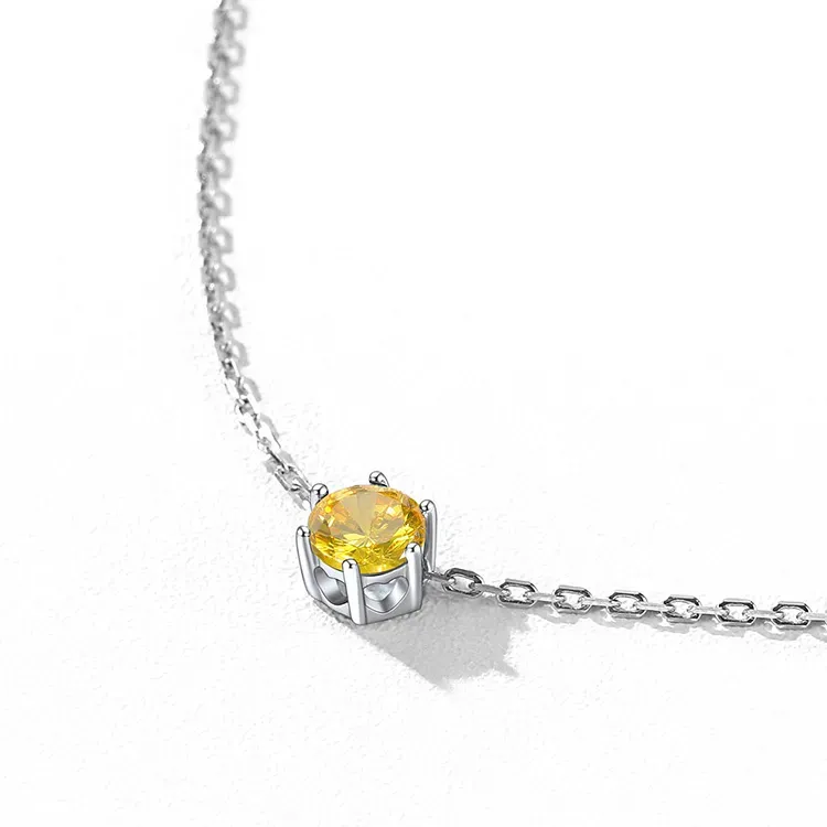 Bracelet Cheville en Argent Sterling avec Pierre de Naissance scene