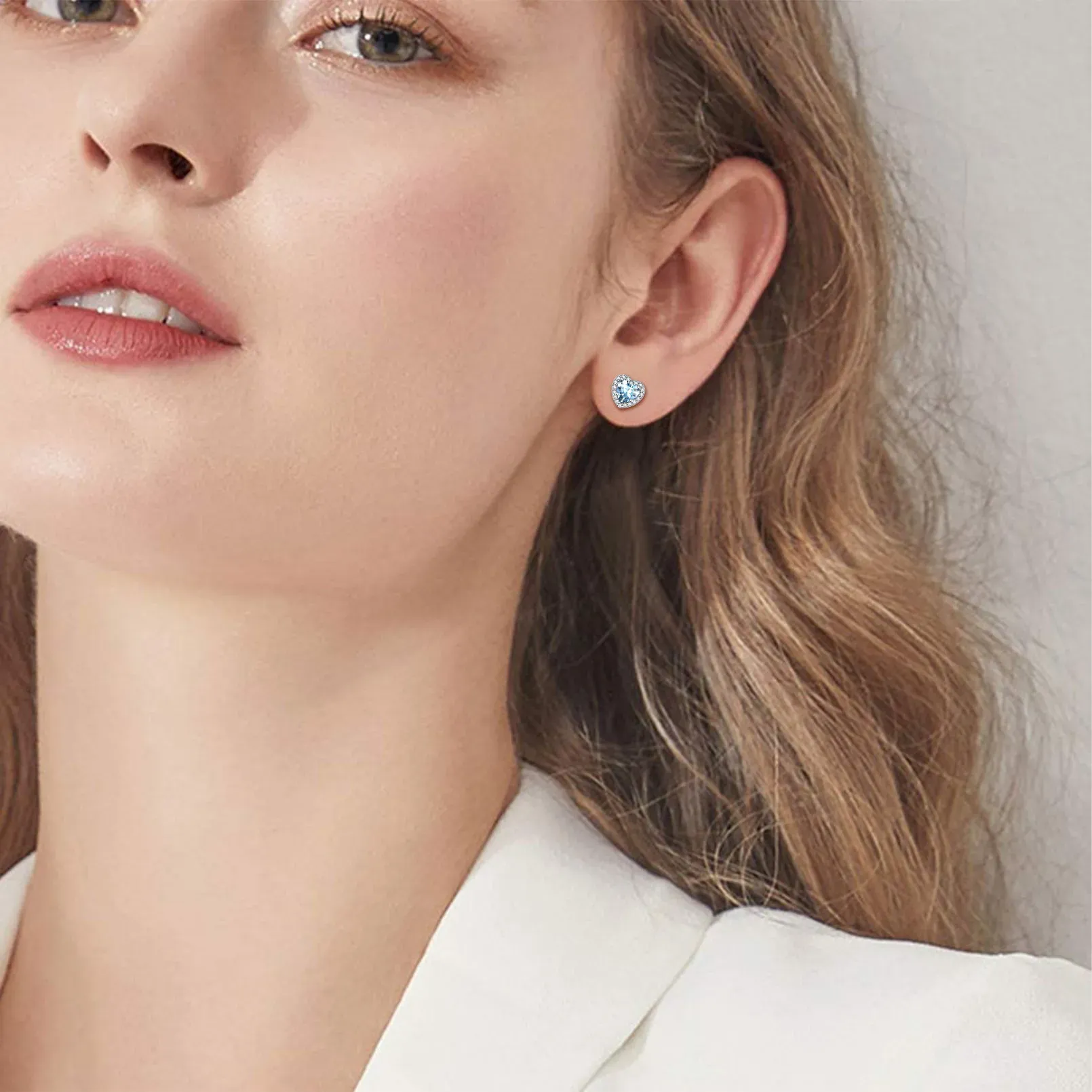 Clous Cœur en Argent Sterling 925 