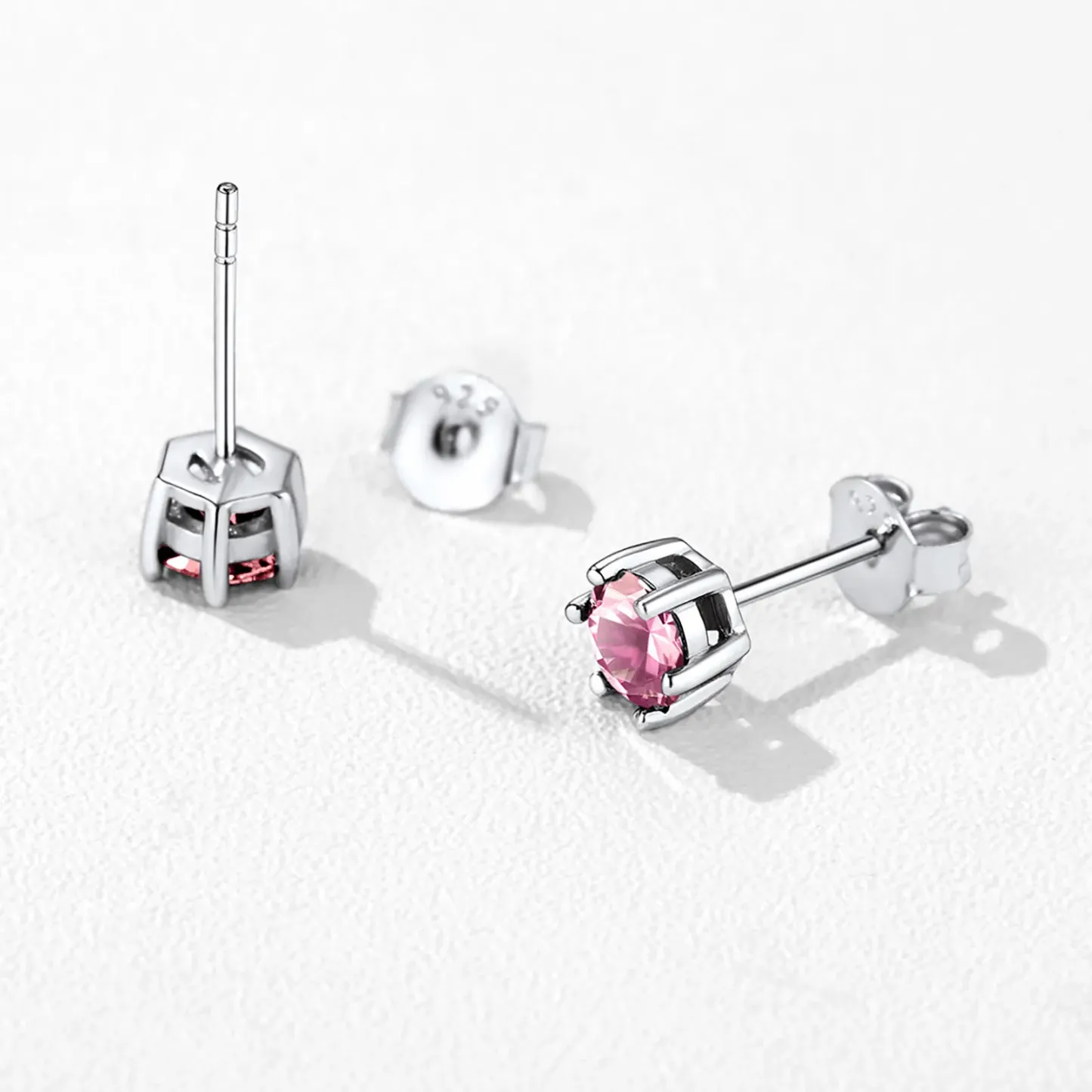 Boucles d’Oreilles Rondes en Argent Sterling  pour Femme