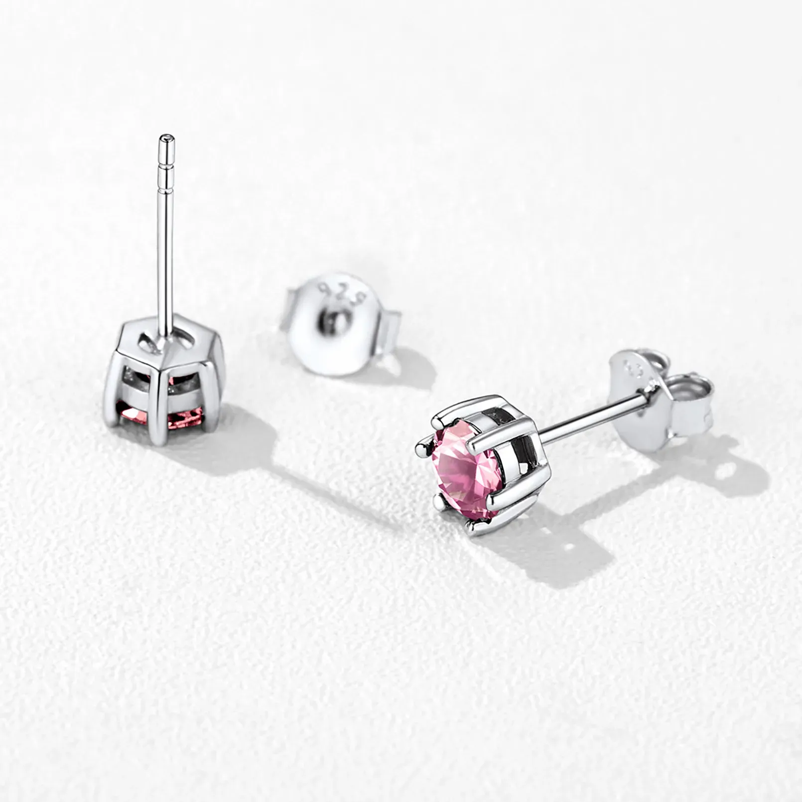 Boucles d’Oreilles Rondes en Argent Sterling  pour Femme