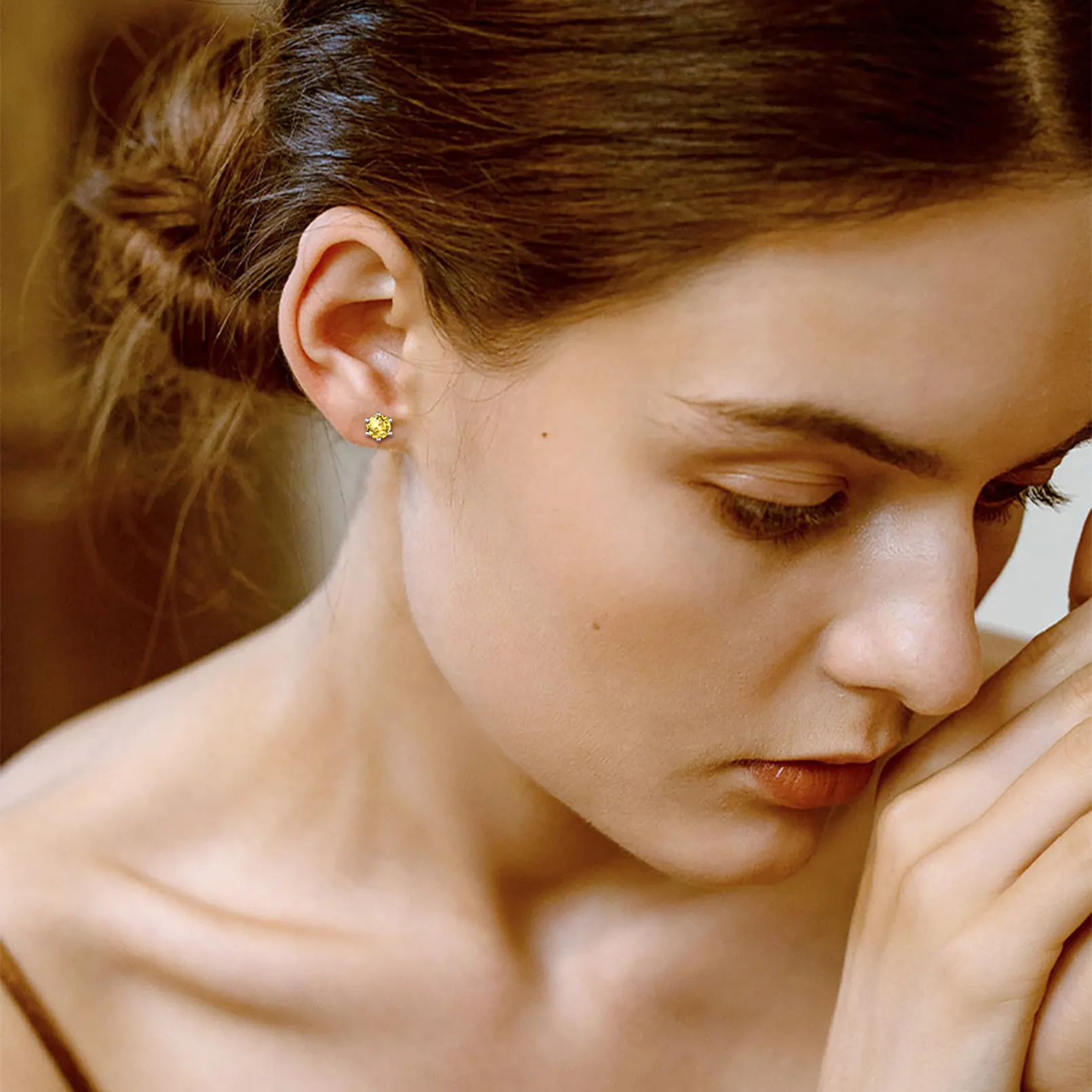 Boucles d’Oreilles Rondes en Argent Sterling 