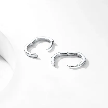  Créoles en Argent Sterling 925 Cartilage Huggie Argenté