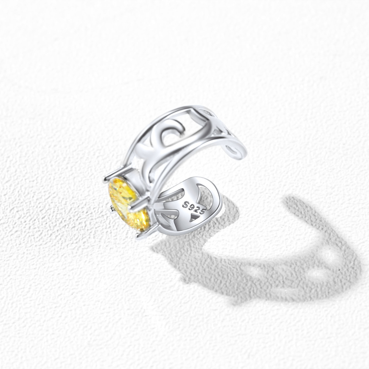 Boutons d’Oreilles avec Nœud Celtique et Pierre de Naissance