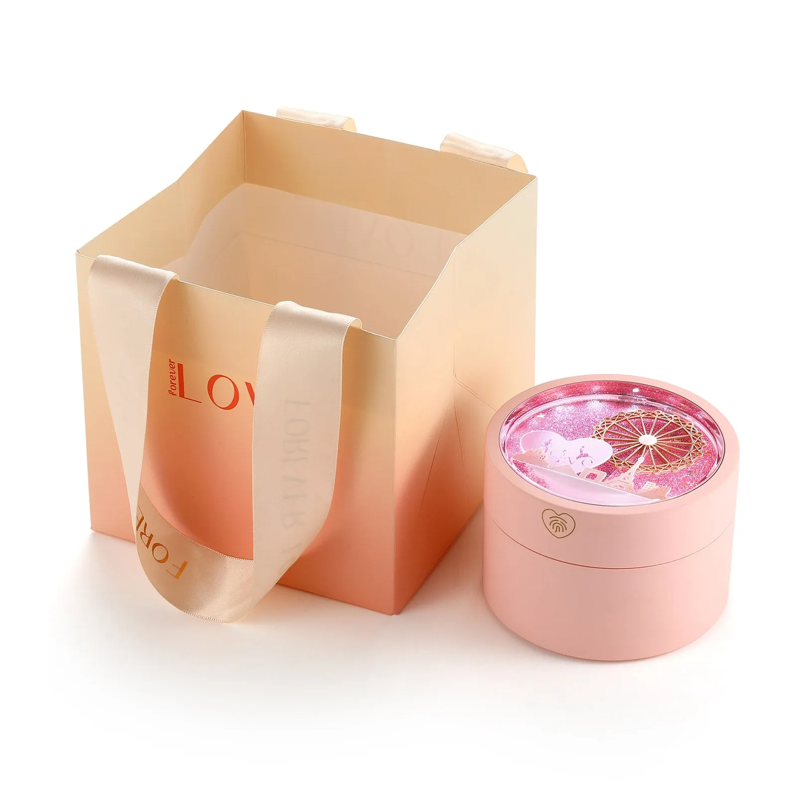 Boîte à Bijoux Éclatante en Forme de Grande Roue