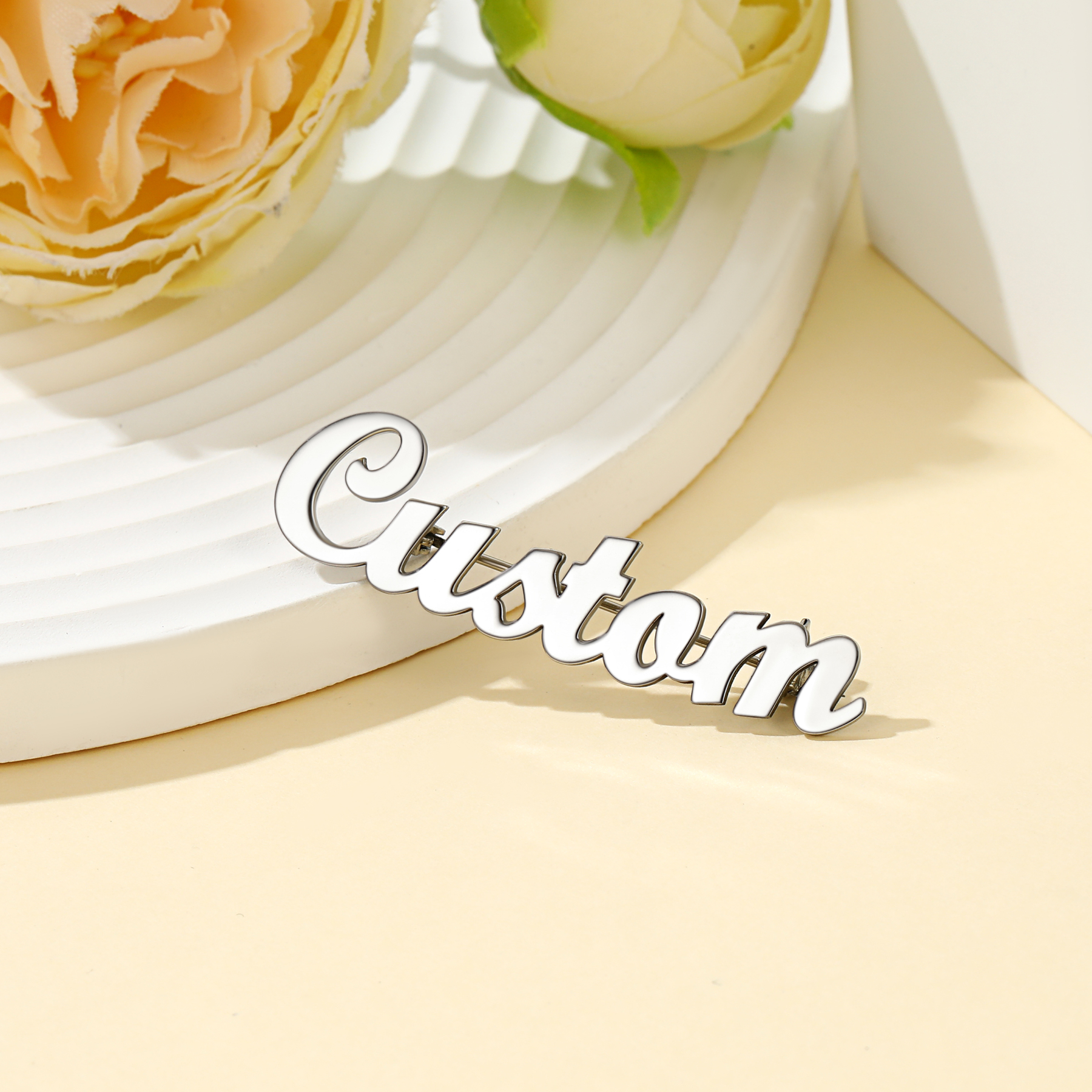 Broche Personnalisée en Acier Inoxydable 