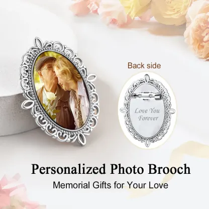 Épingles à Broche Personnalisées avec Photo   Cadeau pour Mariage