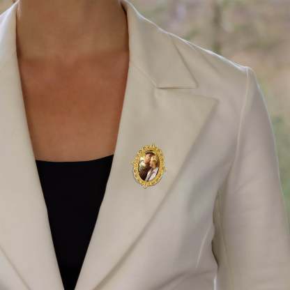 Épingles à Broche Personnalisées avec Photo 