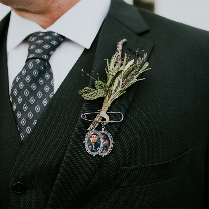 Broches Personnalisées Photo