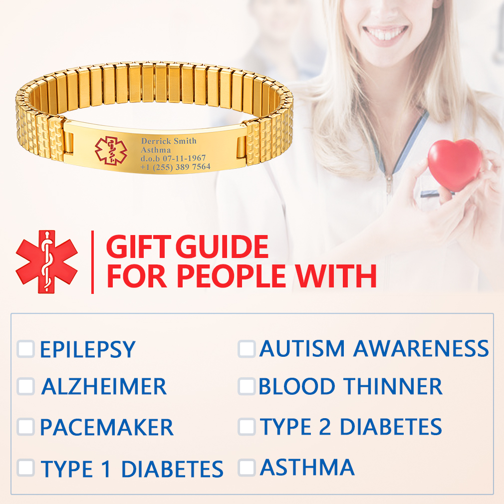 Bracelet Médical pour Conditions de Santé