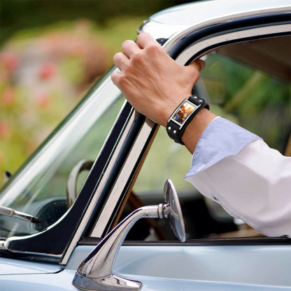 Bracelet en Cuir Personnalisé  pour Homme