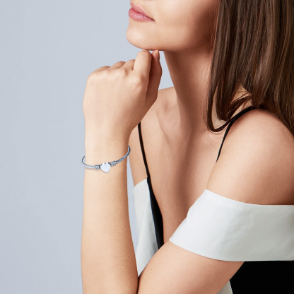 Bracelet Manchette Personnalisé avec Nom Gravé 