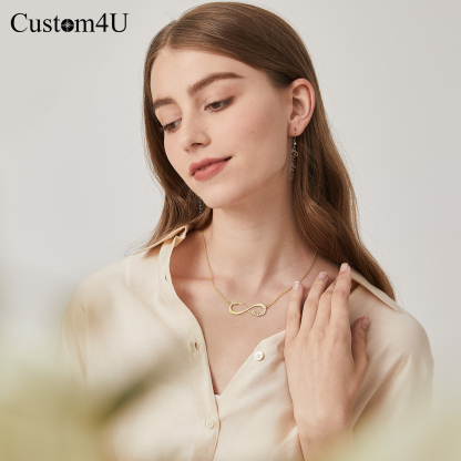 Collier Infini Personnalisé avec Prénom 