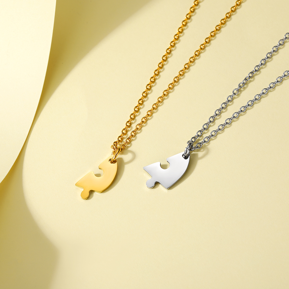 Collier Puzzle Personnalisé pour Famille
