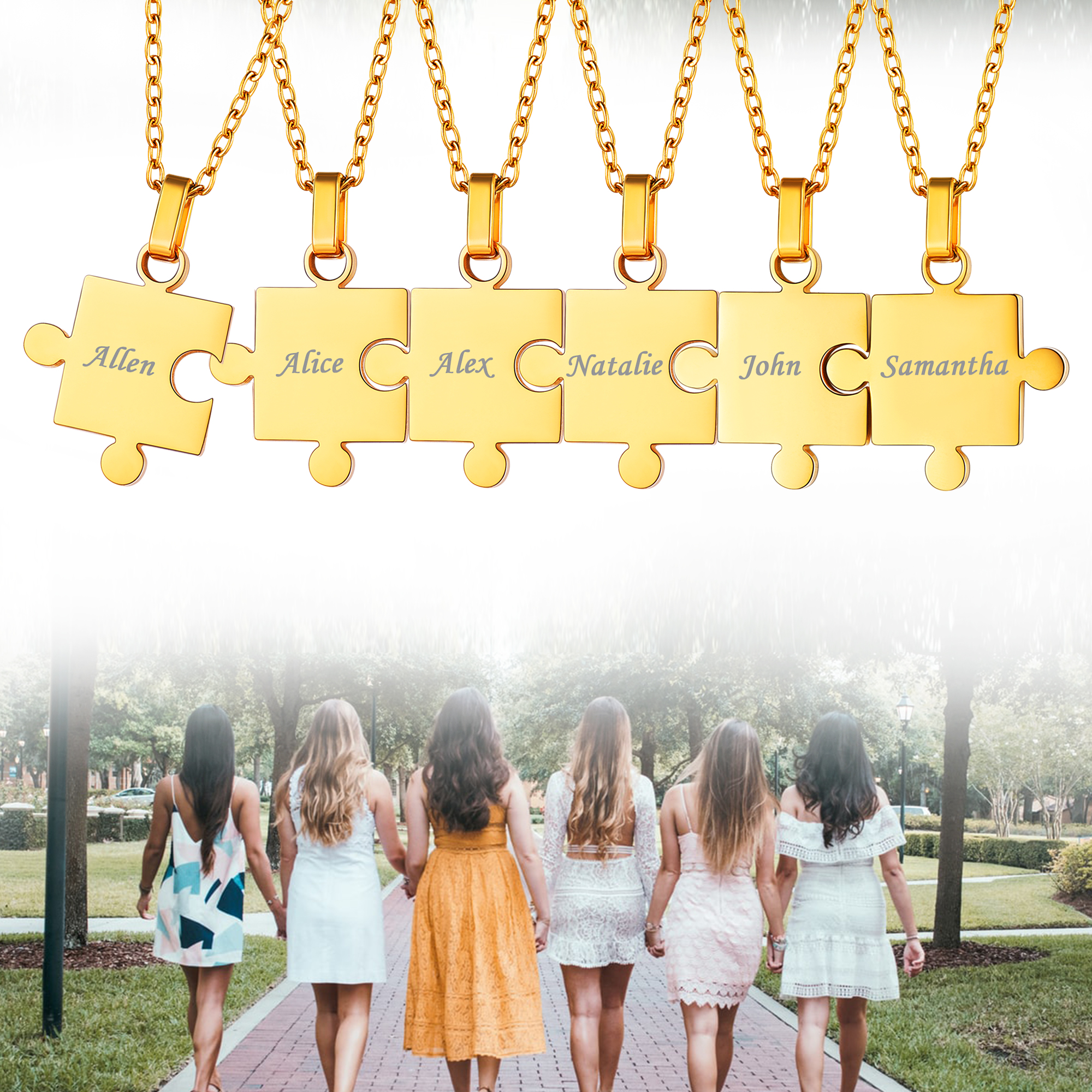 Collier Puzzle Personnalisé 
