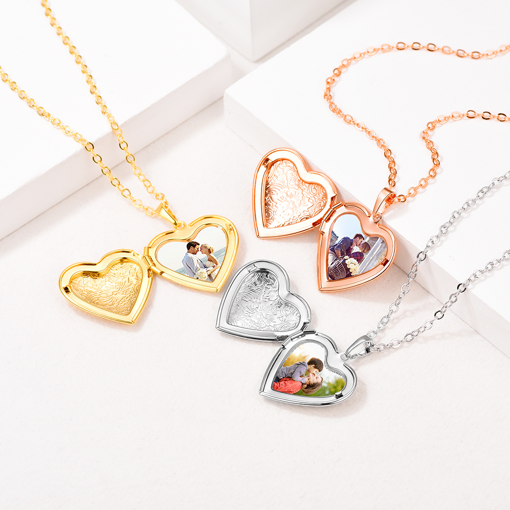 Médaillon cœur personnalisé