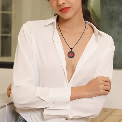 Collier Médical d'Alerte Gravé