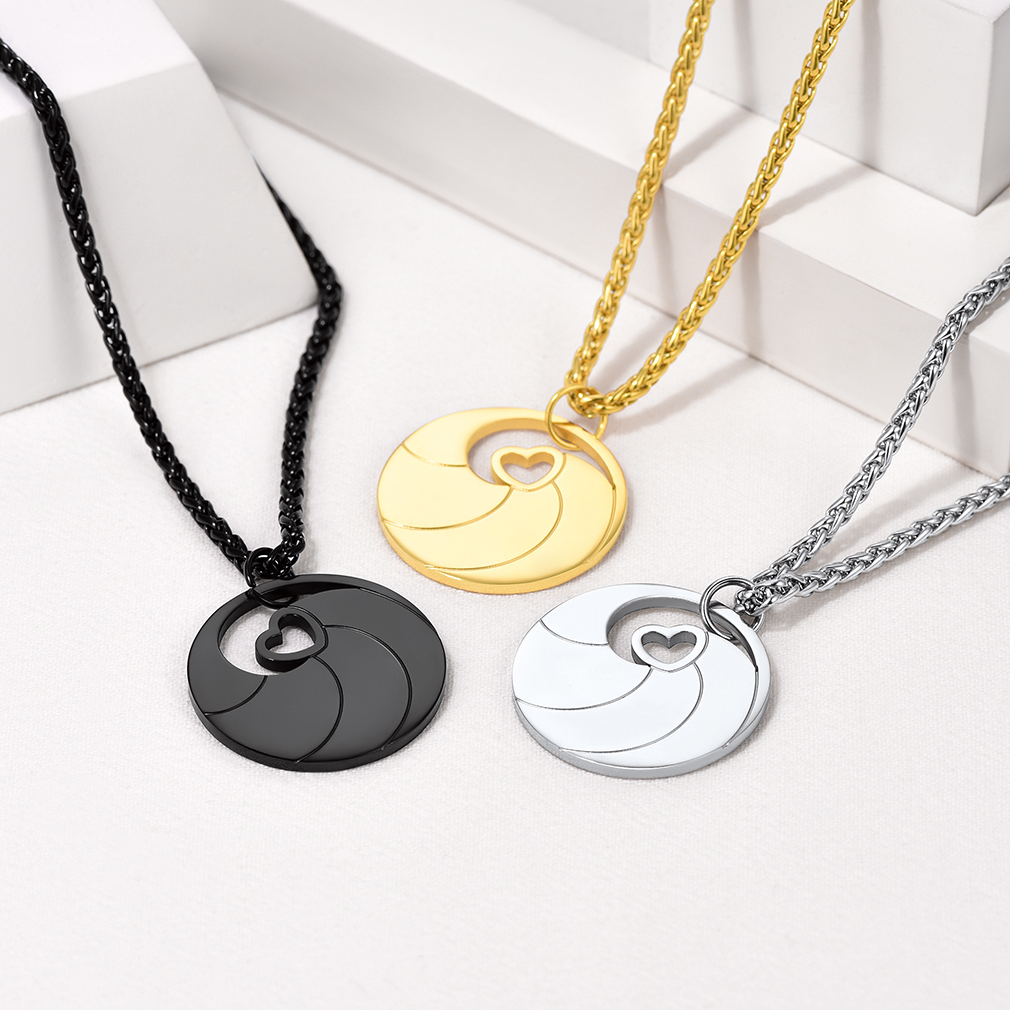 Collier Prénom Personnalisé Gravé en Acier Inoxydable Collection