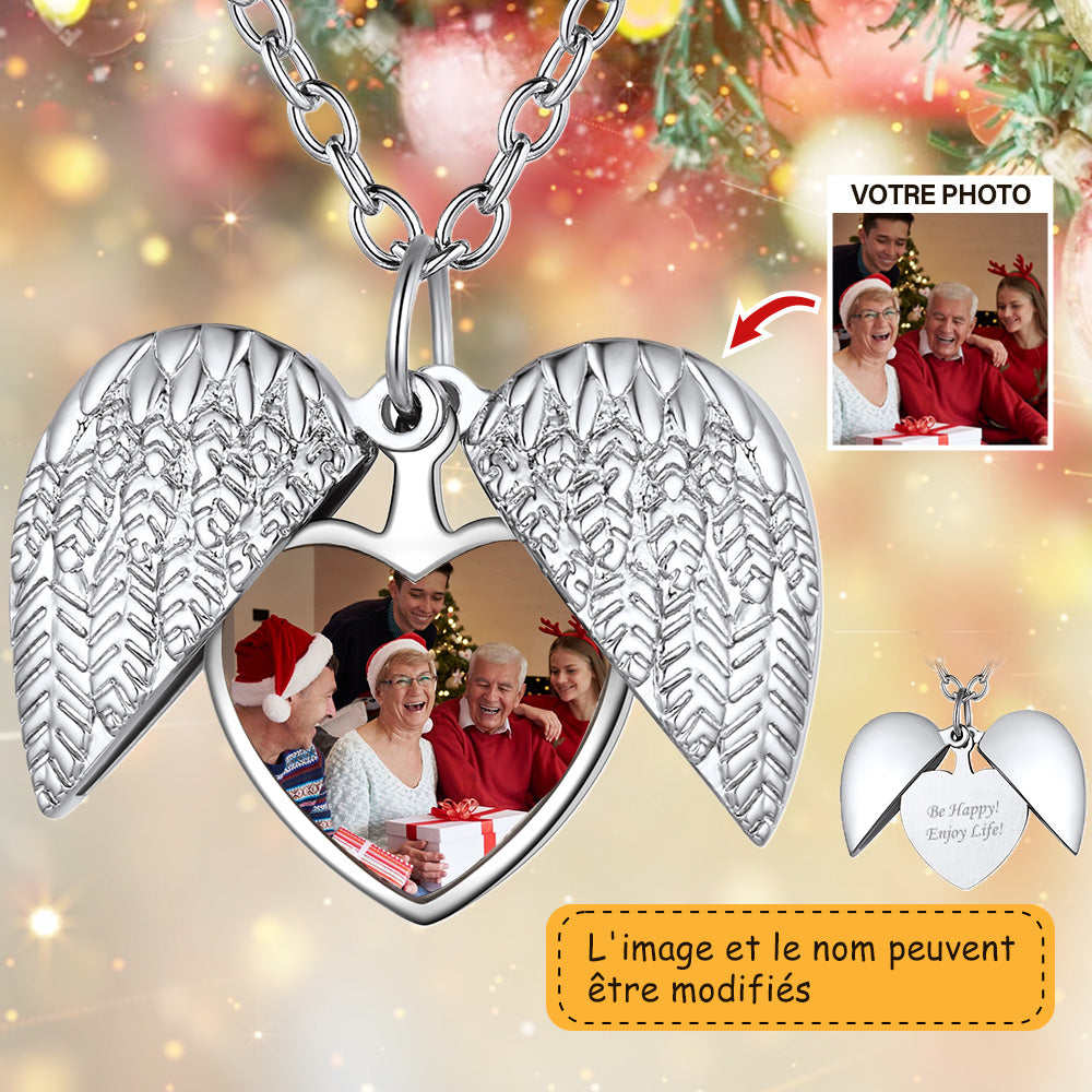 Collier Médaillon Cœur Personnalisé 