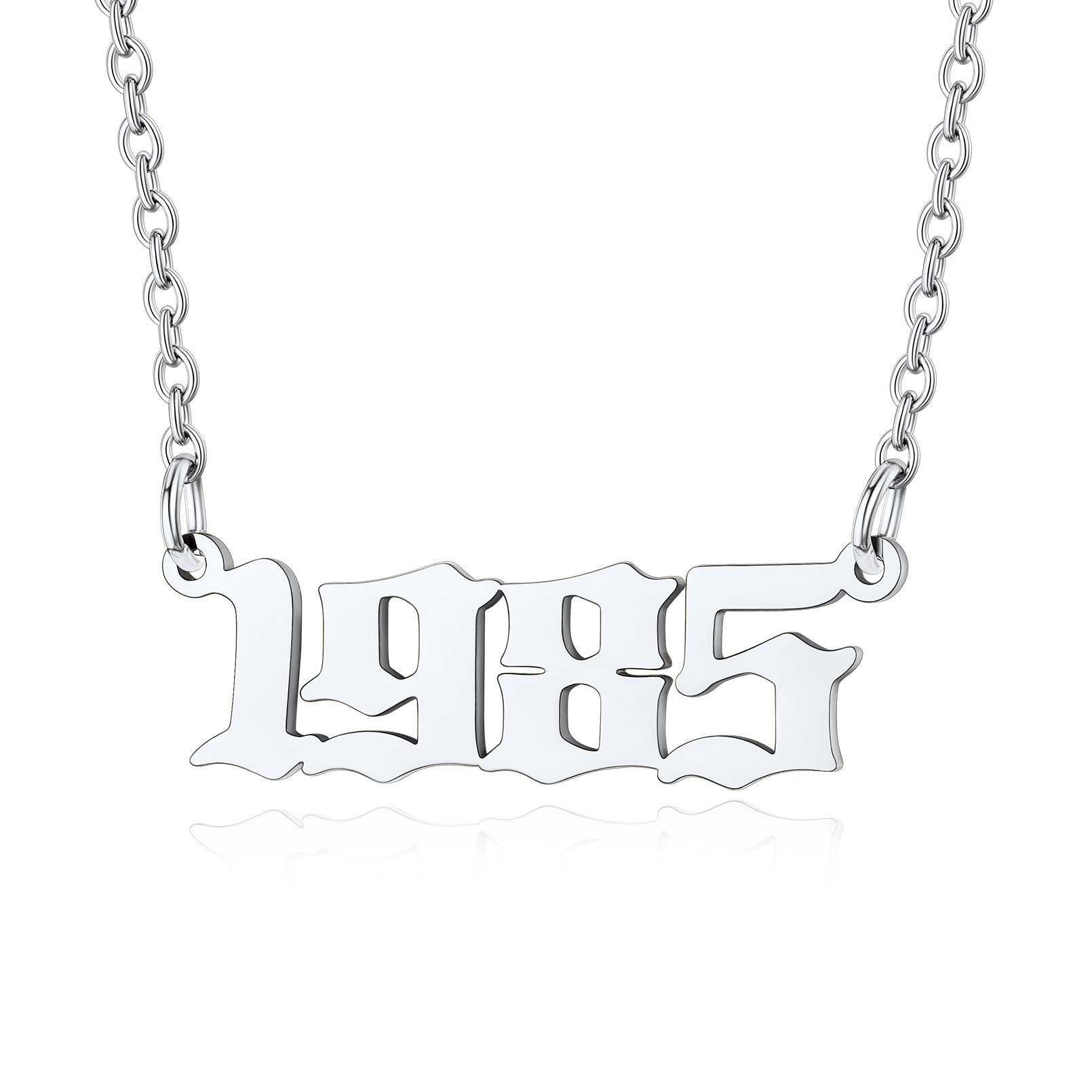 Collier Personnalisé Numéro Angélique Numéro  1985