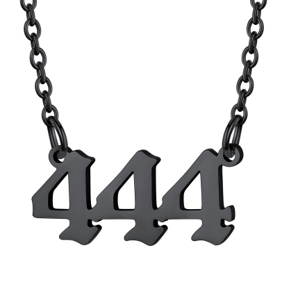 Collier Personnalisé Numéro Angélique Numéro 444