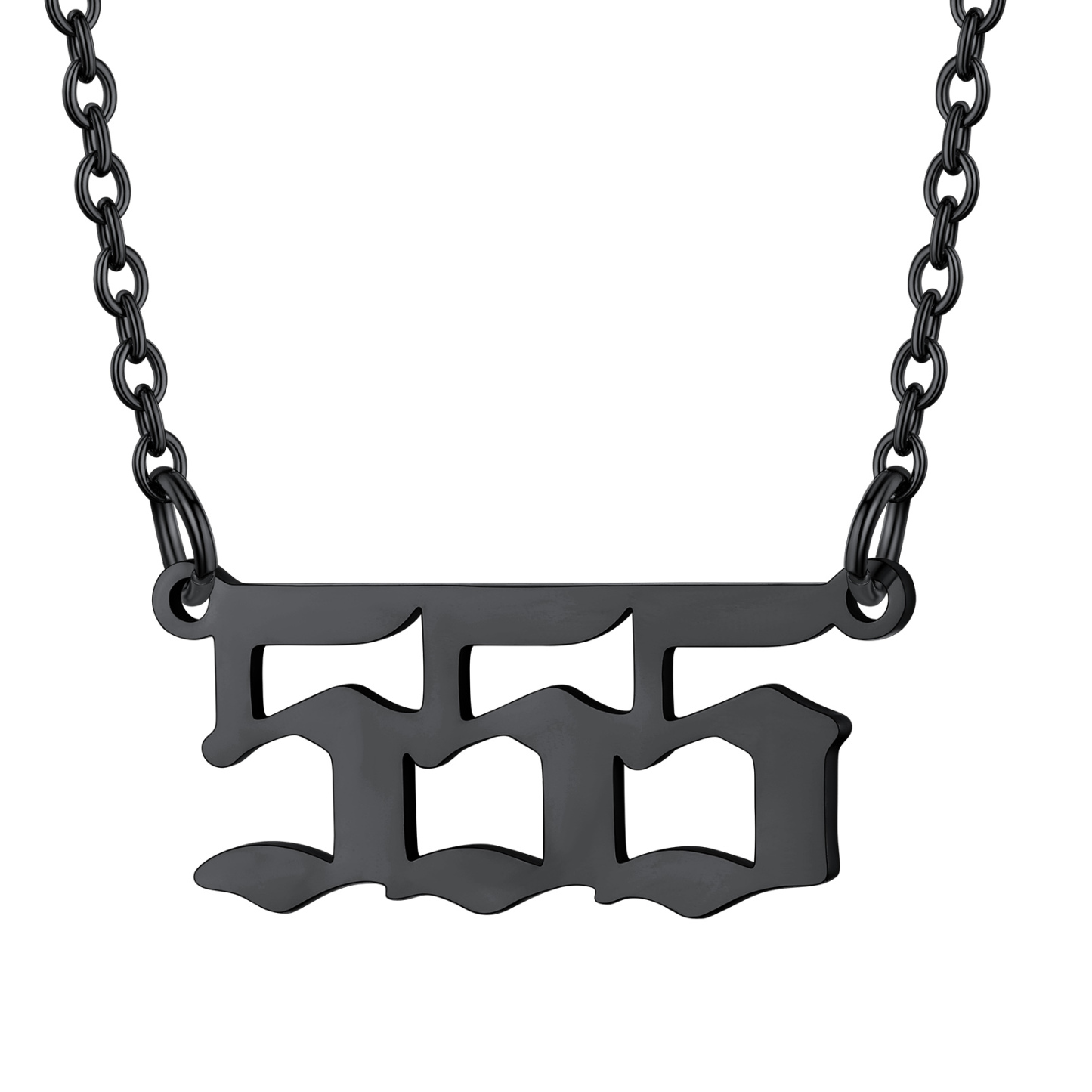 Collier Personnalisé Numéro Angélique Numéro 555