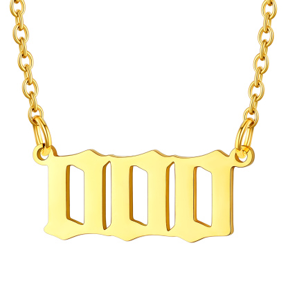 Collier Personnalisé Numéro Angélique Numéro   000