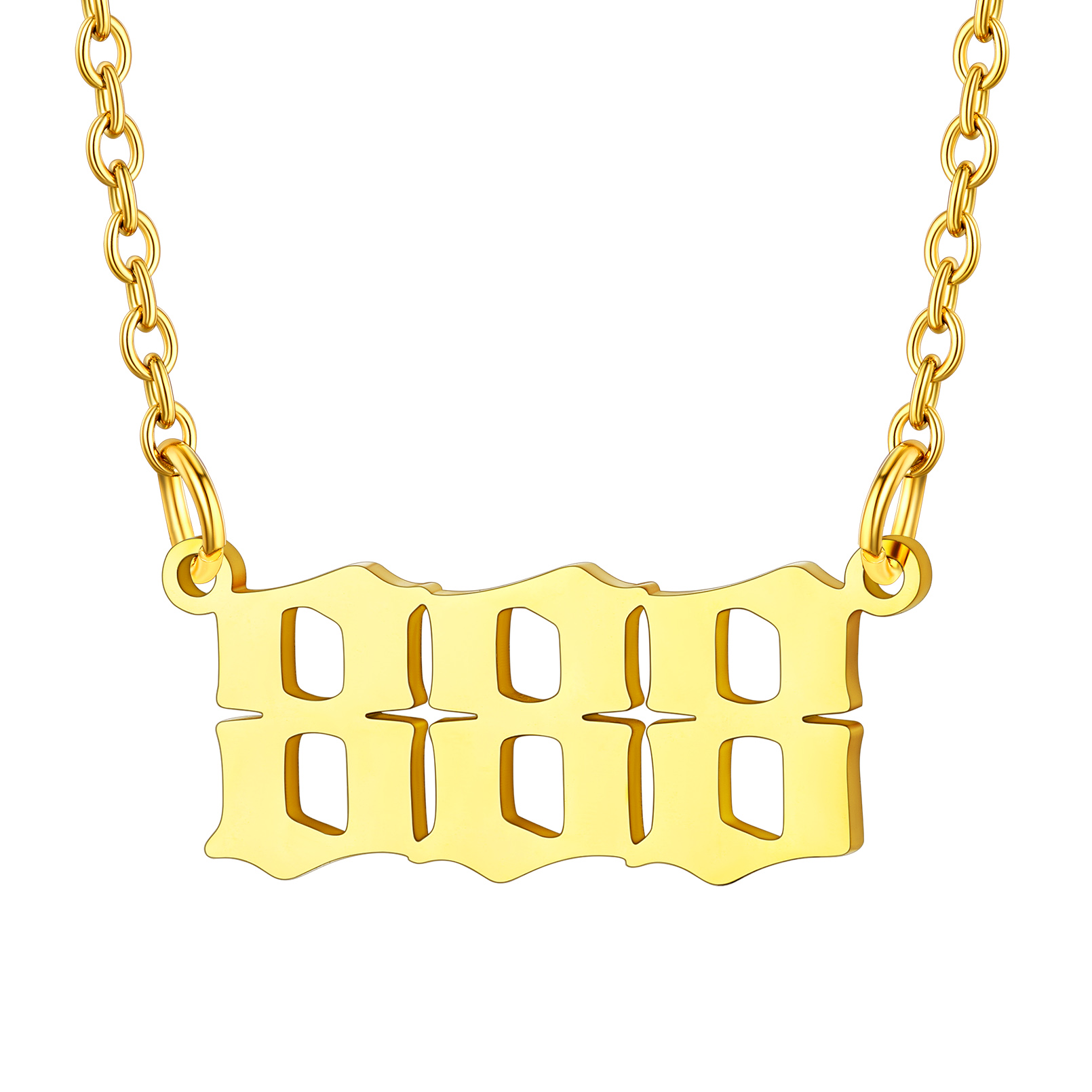 Collier Personnalisé Numéro Angélique Numéro 888