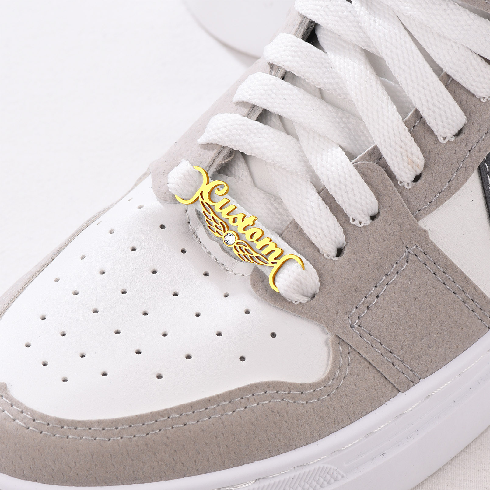 Boucles de Lacets Personnalisées avec Nom 