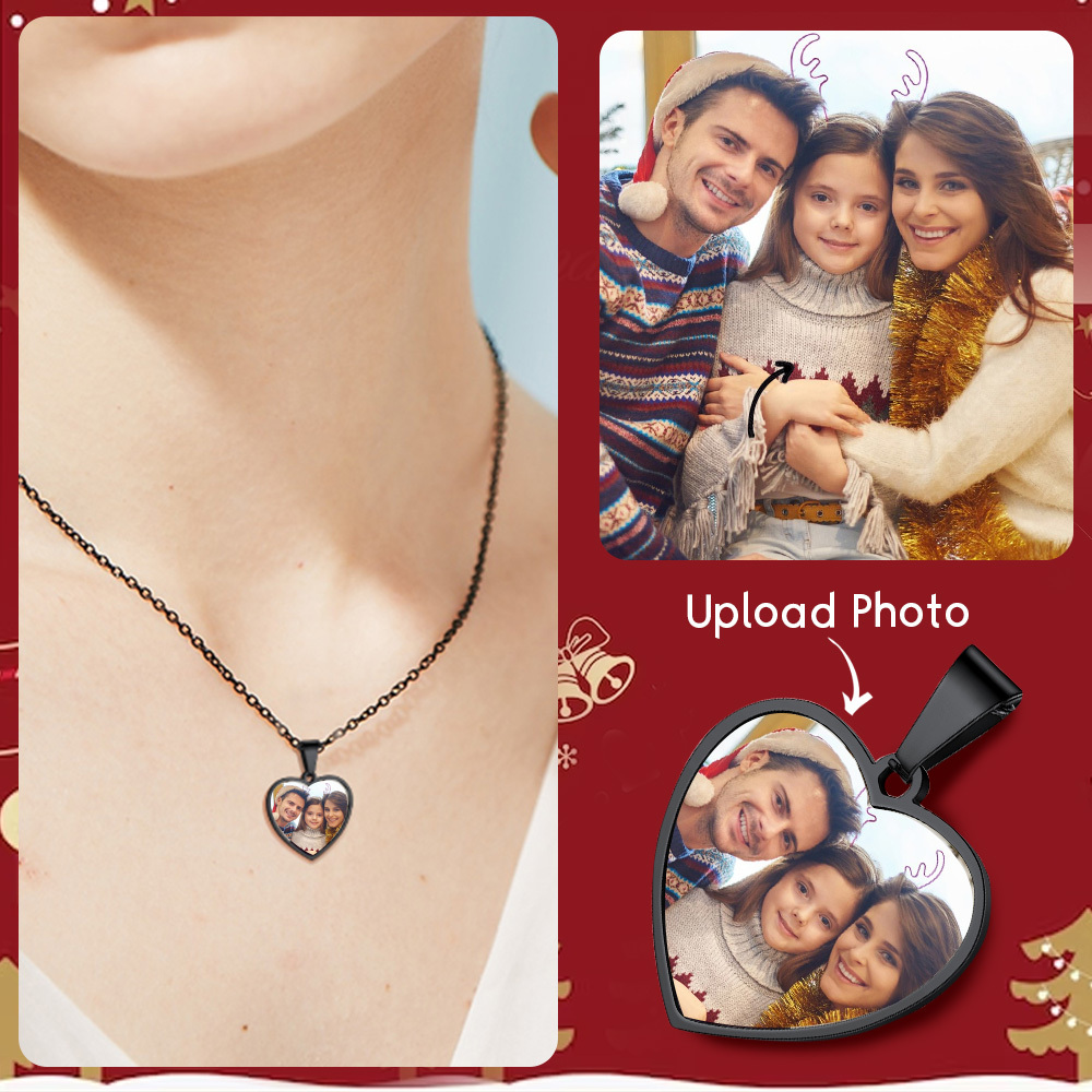 Collier Photo Personnalisé Femme