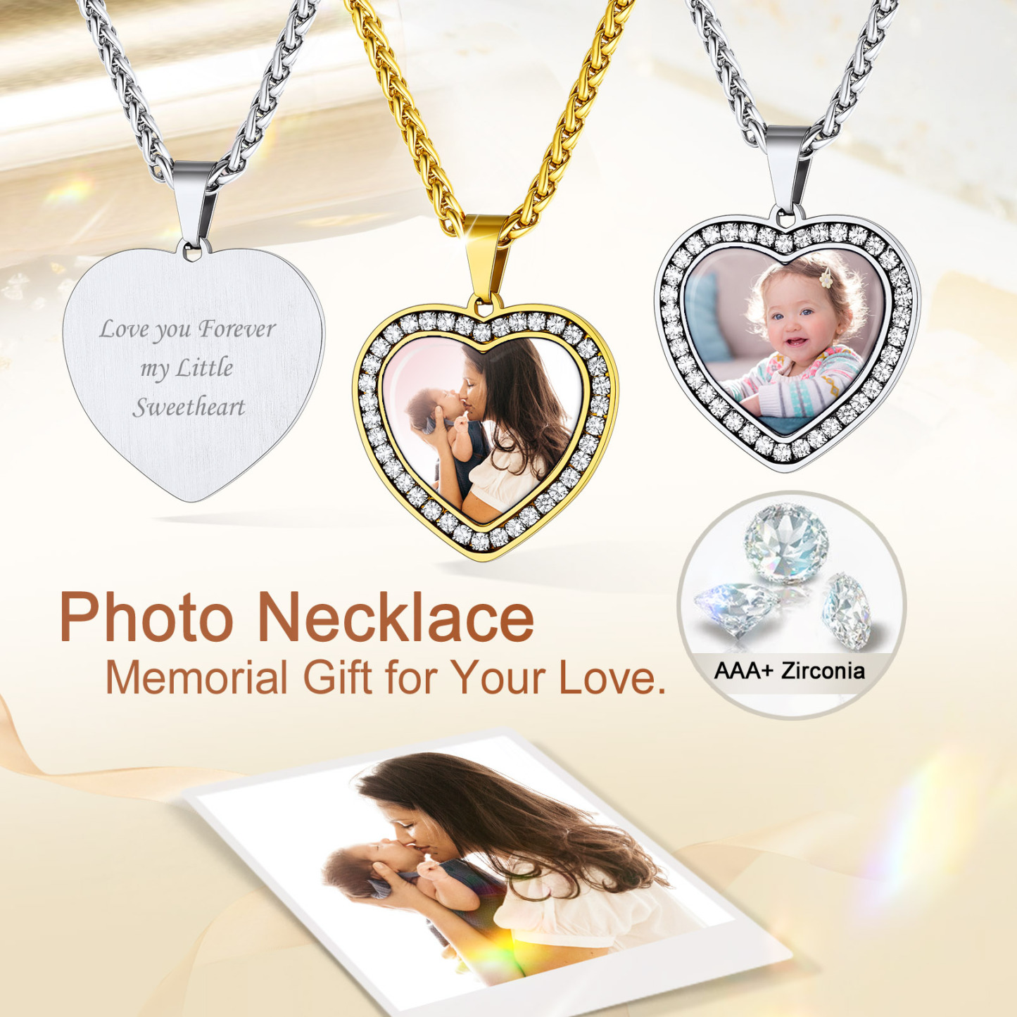  Collier Personnalisé en Acier Inoxydable avec Gravure