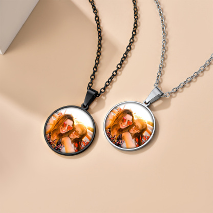 Collier Rond Personnalisé avec Photo Collection