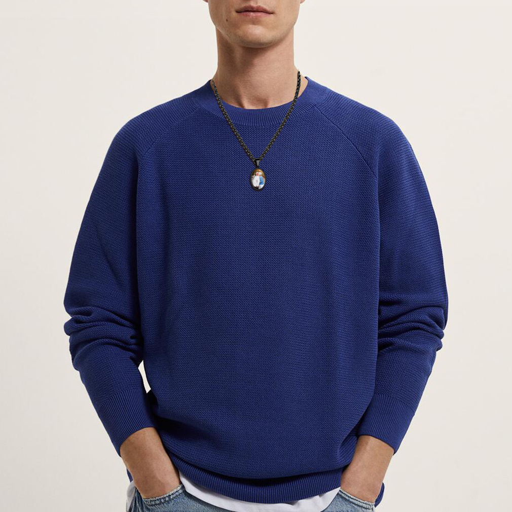 Collier Saint Christophe Personnalisé en Acier Inoxydable Modèle