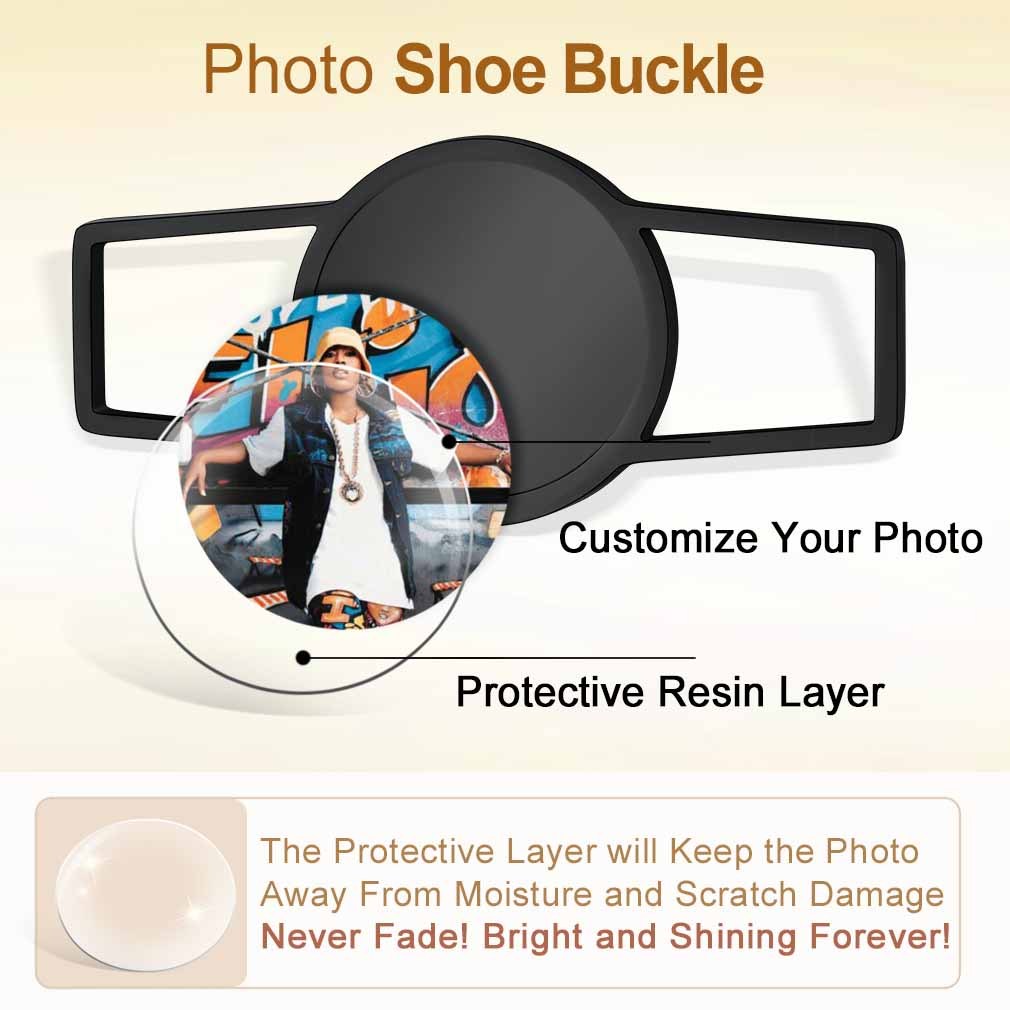 Boucles de Lacets de Chaussures Personnalisées avec Photo  Protective