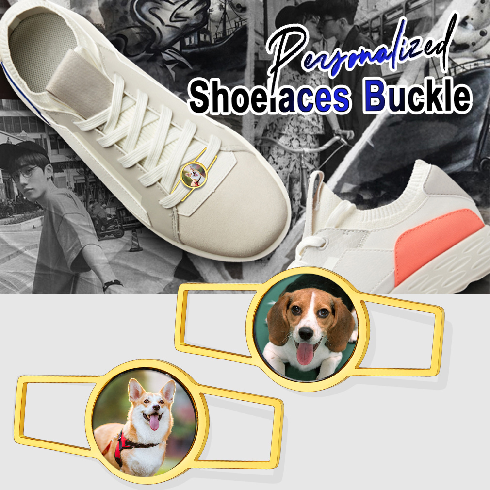 Boucles de Lacets de Chaussures Personnalisées avec Photo  Scène