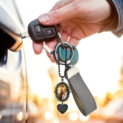 Pendentif Miroir de Voiture Décoration Charm avec Photo Modèle