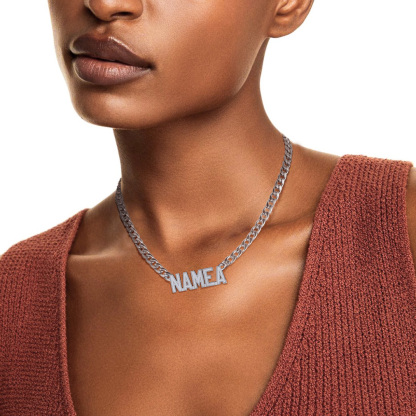 Colliers avec Pendentif Nom Personnalisé