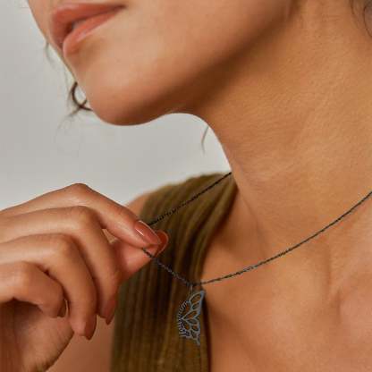 Collier Personnalisé Papillon Modèle