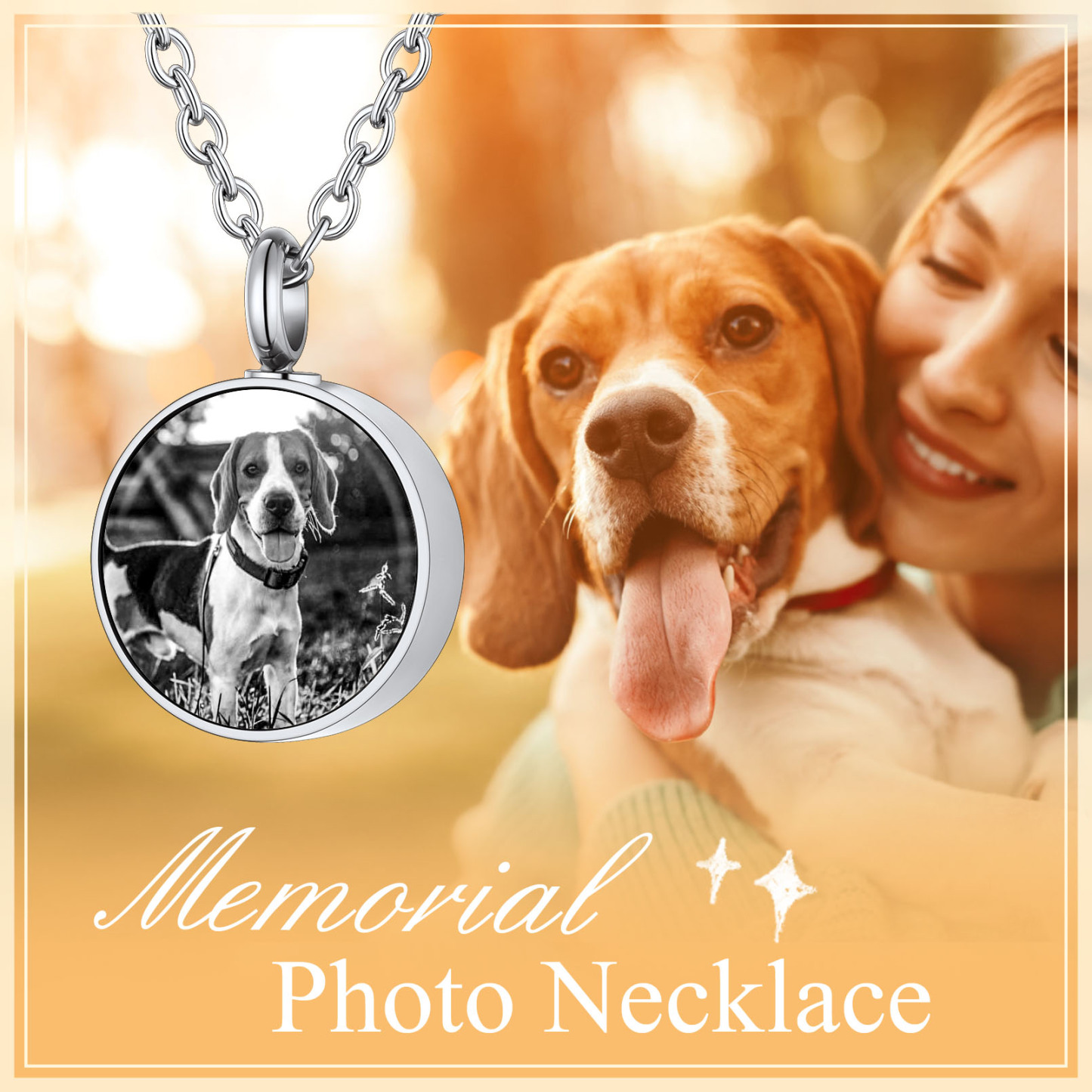 Collier Urne Étanche Funéraire Personnalisé 