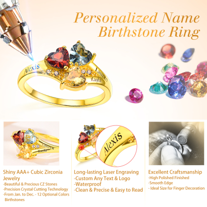 Bagues de Naissance Argent 925 pour Femmes Detail