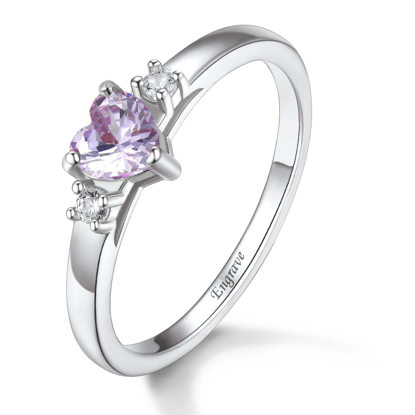 Bagues de Naissance Argent 925 pour Femmes Argenté