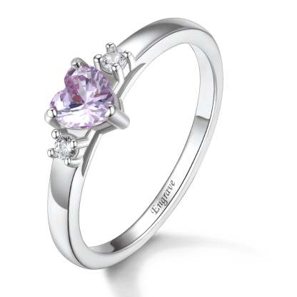 Bagues de Naissance Argent 925 pour Femmes Argenté