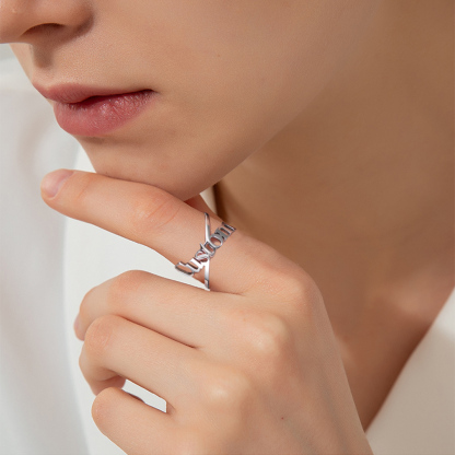 Bague Personnalisée Ajustable Bijou