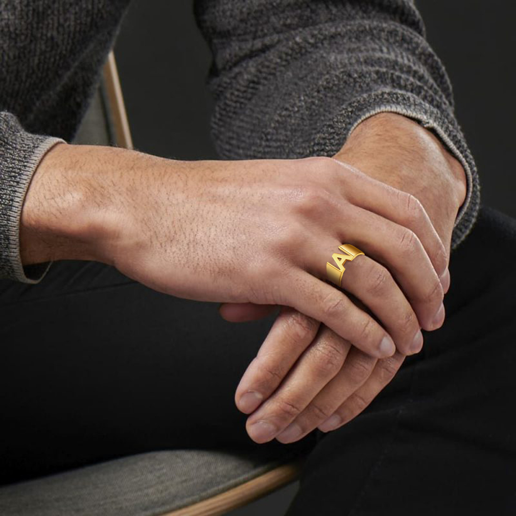 Bague Chevalière avec Nom ou 