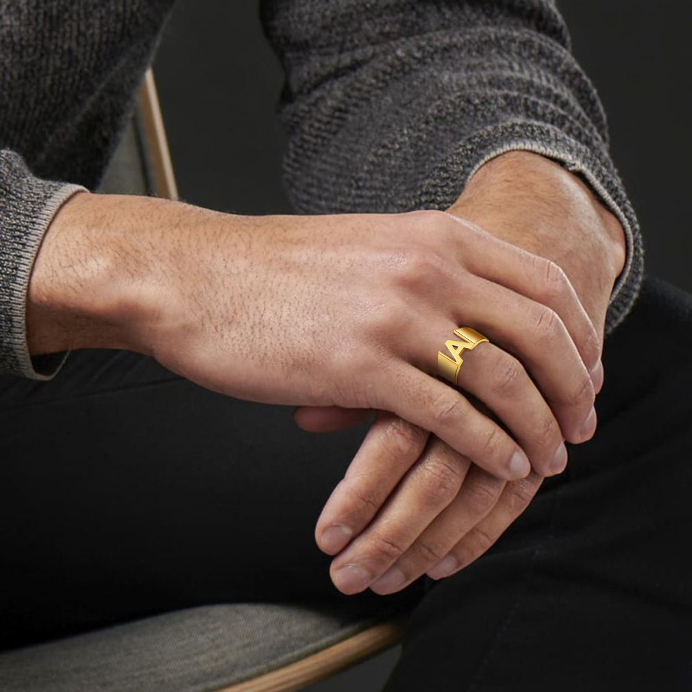 Bague Chevalière avec Nom ou 