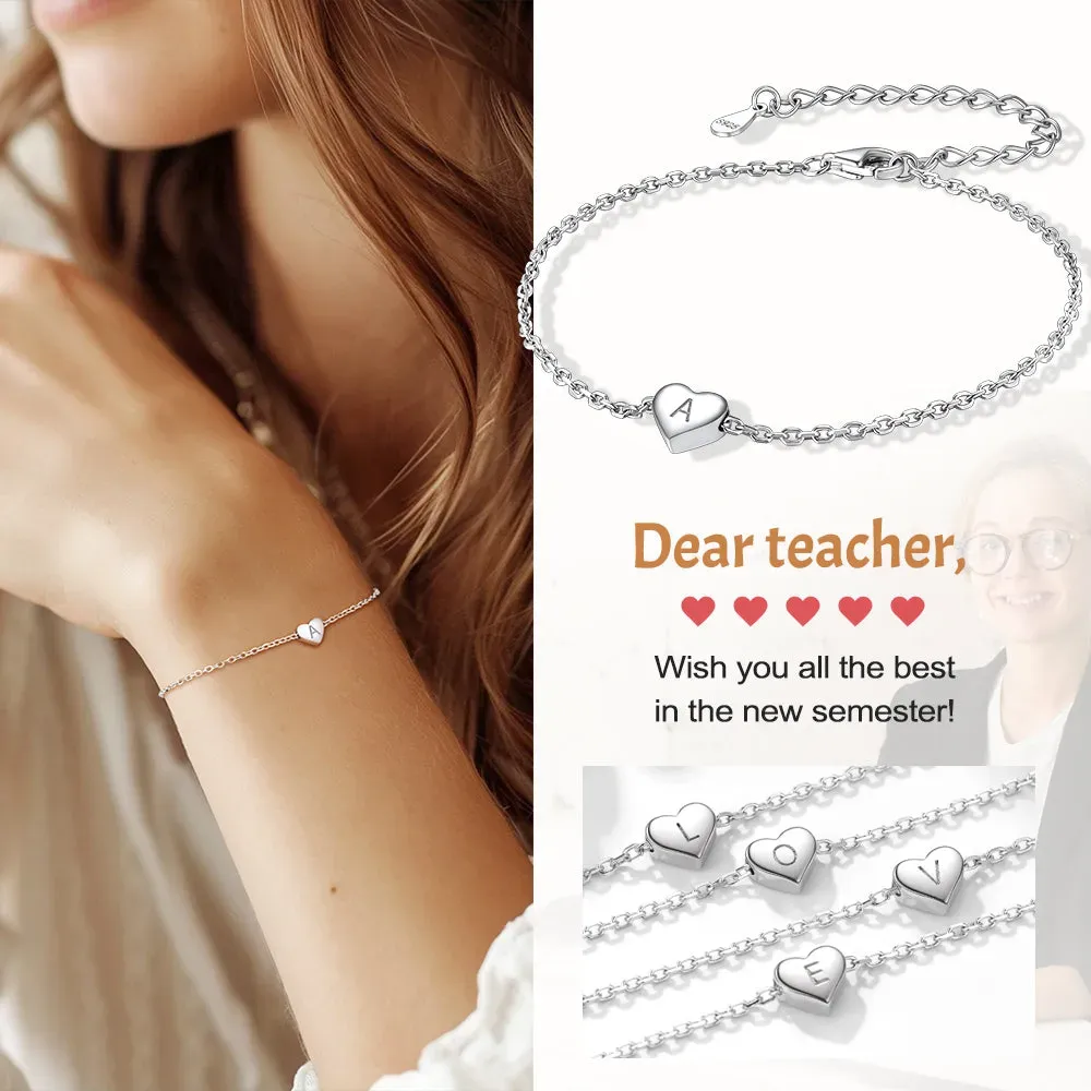 Bracelet Cœur en Argent 925