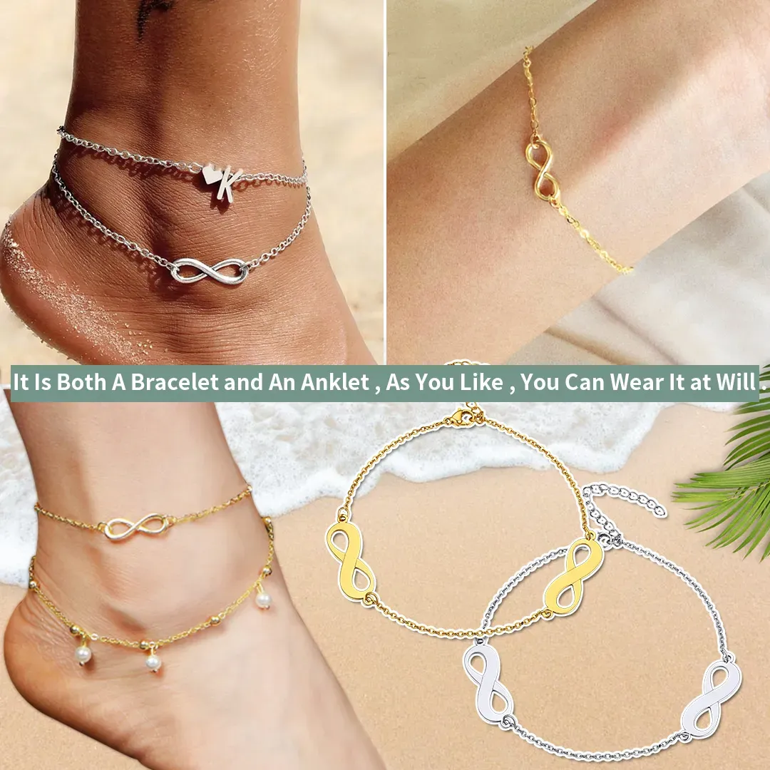 Bracelet de Cheville Personnalisé pour Femme