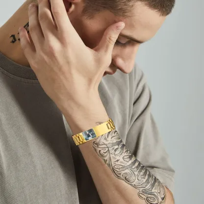 Bracelet d'Identification Personnalisé avec Photo