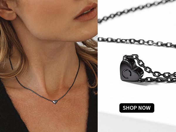 Collier Initiale Cœur en Argent 925 pour Femmes