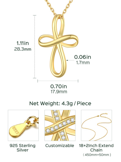 Collier Nœud Celtique en Argent Sterling pour Femme Taille